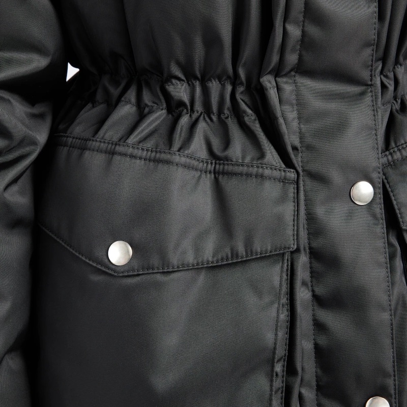 Prada 女士 拉鍊羽絨服IT-36 IT-38 IT-40 IT-42 IT-46碼模特身高178CM,穿著38碼-5