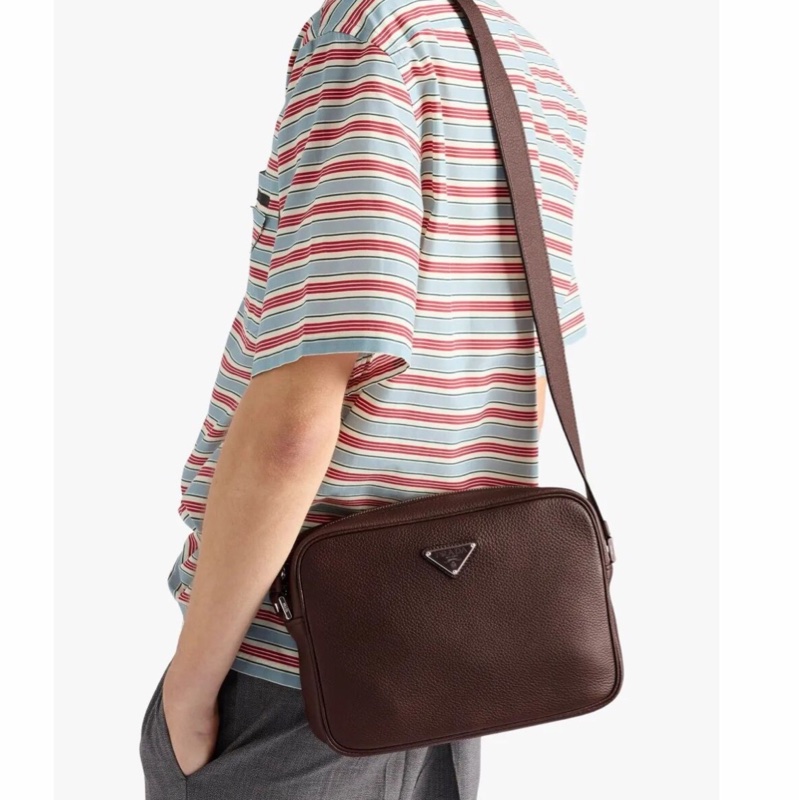 Prada 男士 拉鍊單肩包均碼碼18cm*7.5cm*25cm-2