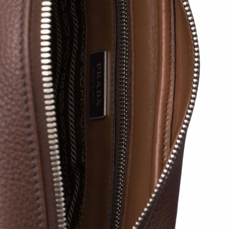 Prada 男士 拉鍊單肩包均碼碼18cm*7.5cm*25cm-3