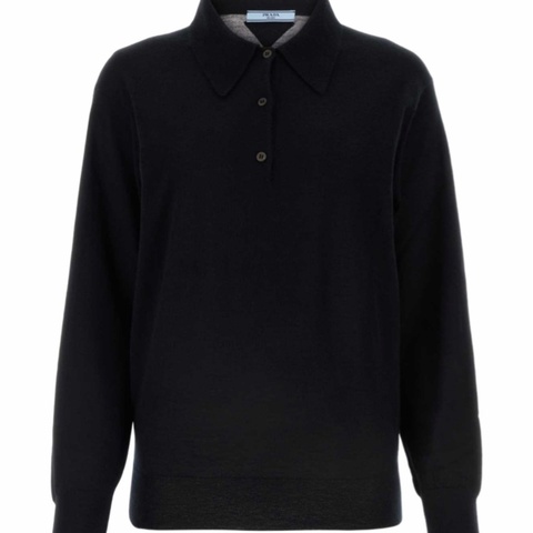 Prada 女士 長袖針織POLO衫IT-38 IT-40 IT-42碼
