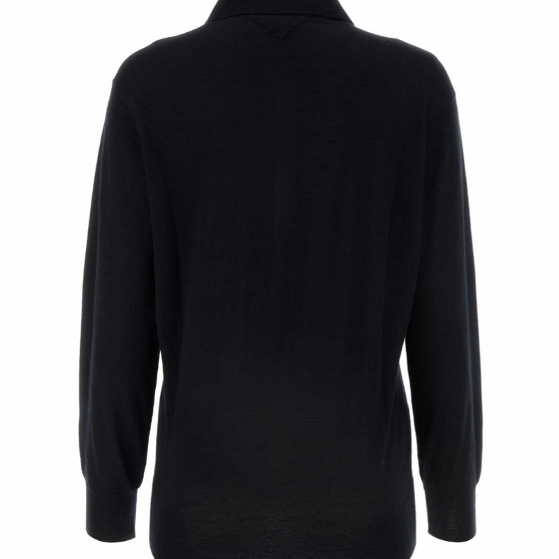 Prada 女士 長袖針織POLO衫IT-38 IT-40 IT-42碼-4