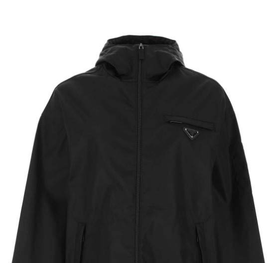 Prada 女士 徽標休閒夾克XS M碼-3