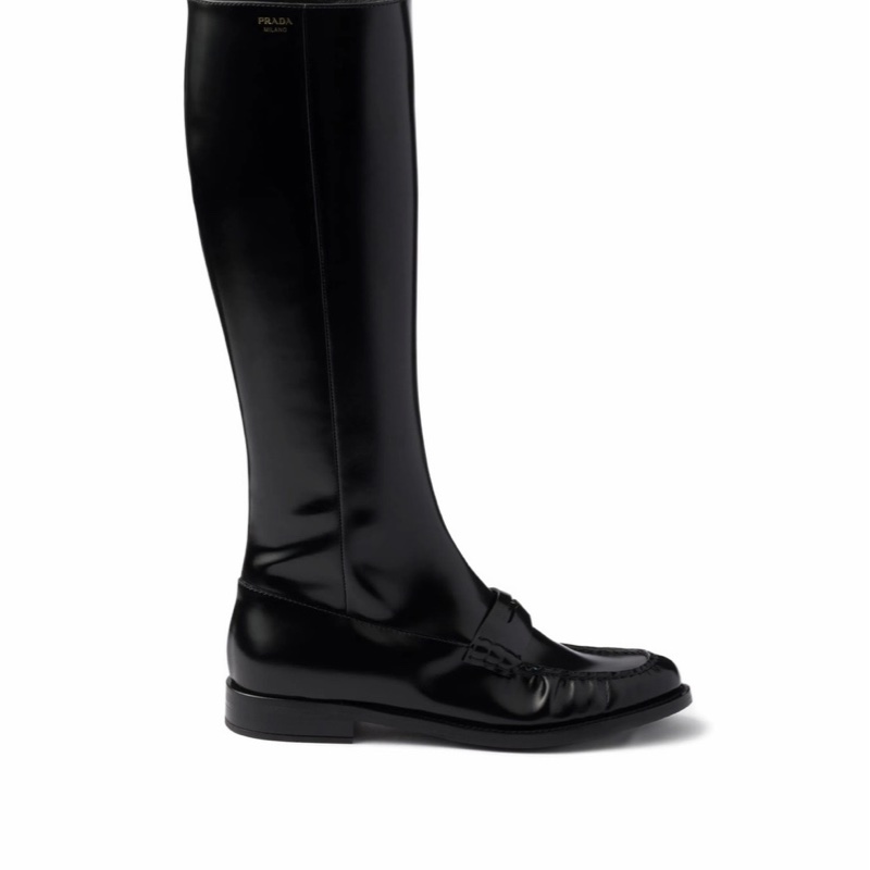 Prada 女士 圓頭長筒靴36 36.5 37 37.5 38 38.5 39 40 41碼-3