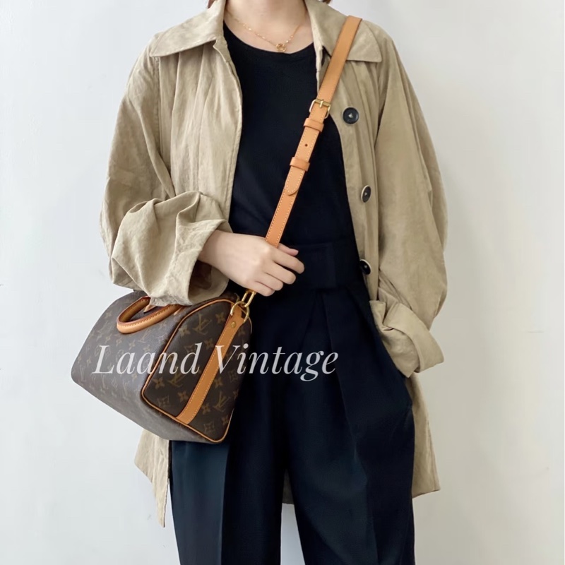 路易威登波士頓包LV原花speedy Bandoulière 25 M41113-2