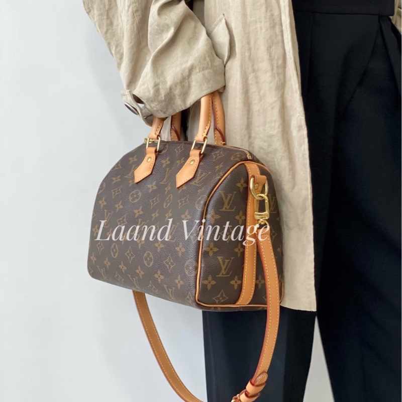 路易威登波士頓包LV原花speedy Bandoulière 25 M41113-3