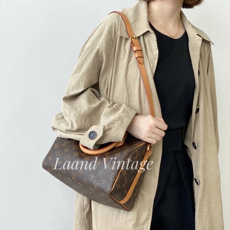 路易威登波士頓包LV原花speedy Bandoulière 25 M41113-4