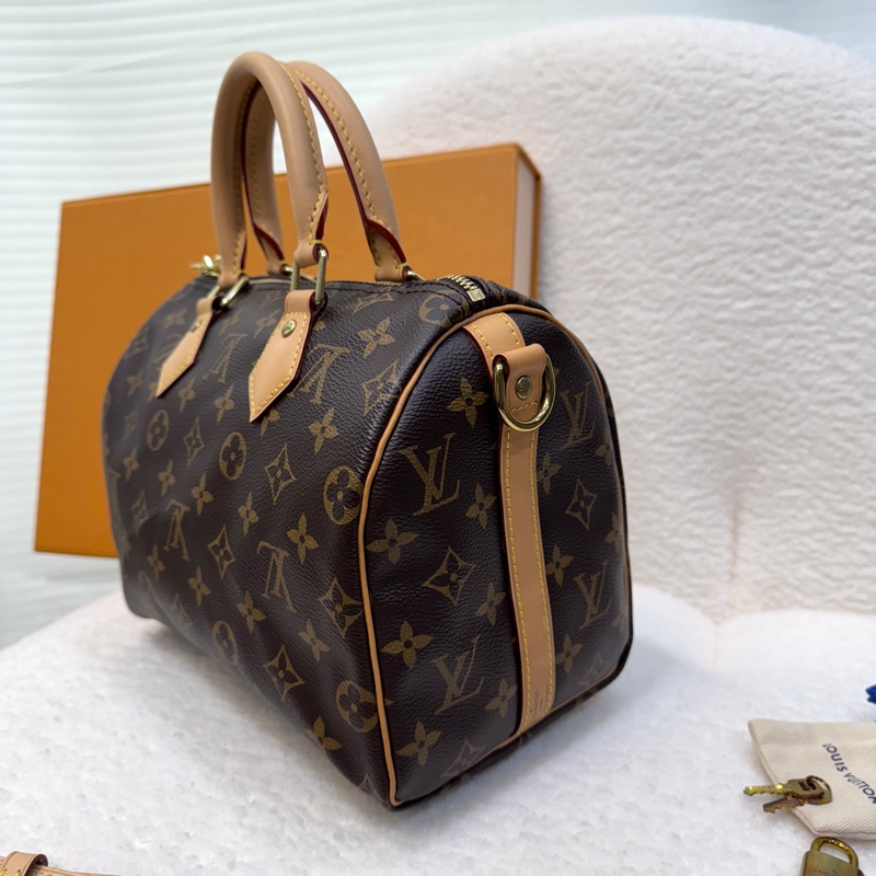 路易威登波士頓包LV原花speedy Bandoulière 25 M41113-12