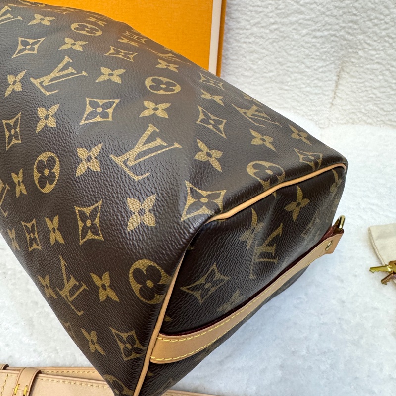路易威登波士頓包LV原花speedy Bandoulière 25 M41113-15