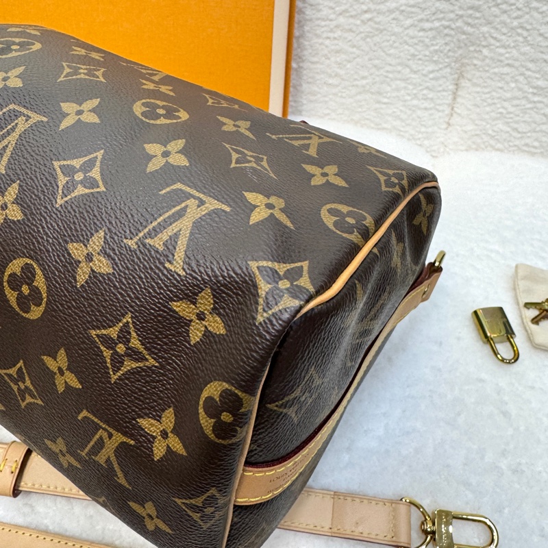 路易威登波士頓包LV原花speedy Bandoulière 25 M41113-17