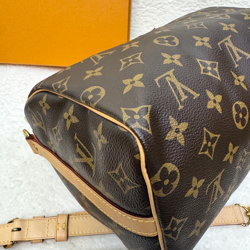 路易威登波士頓包LV原花speedy Bandoulière 25 M41113-18