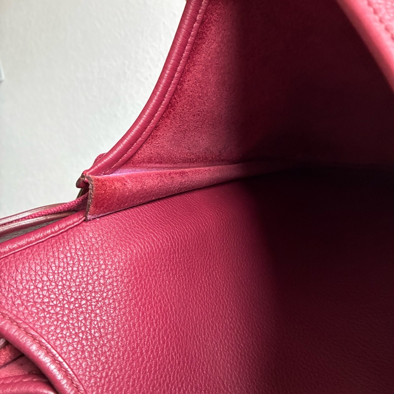 Hermes 酒紅色🄾刻Evelyne 29 斜背 肩背都可以-20