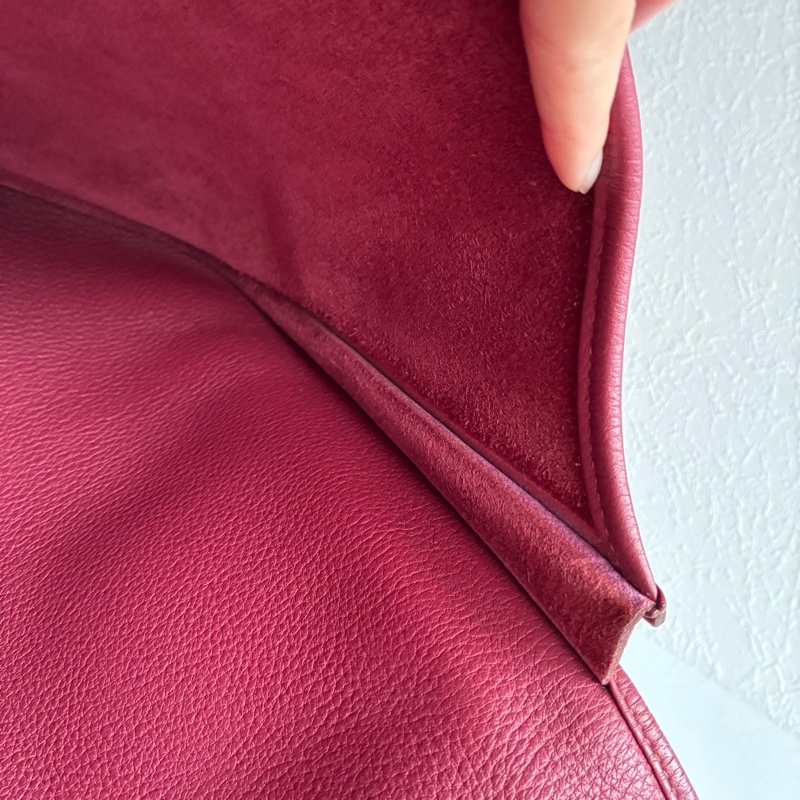 Hermes 酒紅色🄾刻Evelyne 29 斜背 肩背都可以-21