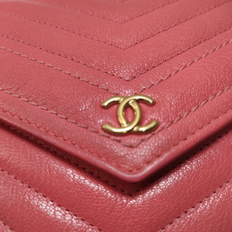 CHANEL香奈兒woc斜挎包信封包 27開 尺寸19*13*3-1