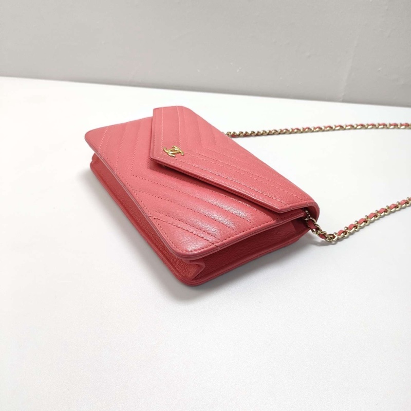 CHANEL香奈兒woc斜挎包信封包 27開 尺寸19*13*3-3