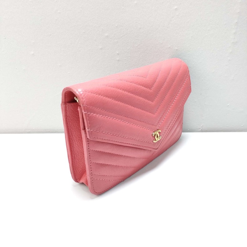 CHANEL香奈兒woc斜挎包信封包 27開 尺寸19*13*3-5