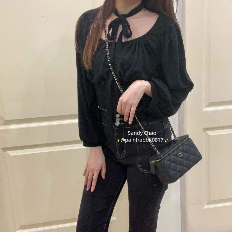 ෆ Chanel盒子包 化妝盒包🈶購證-1