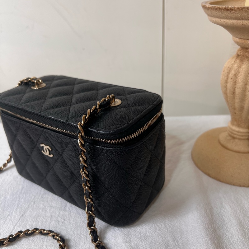 ෆ Chanel盒子包 化妝盒包🈶購證-5