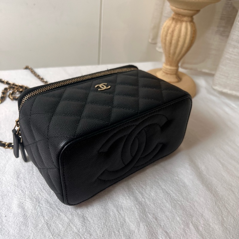 ෆ Chanel盒子包 化妝盒包🈶購證-8