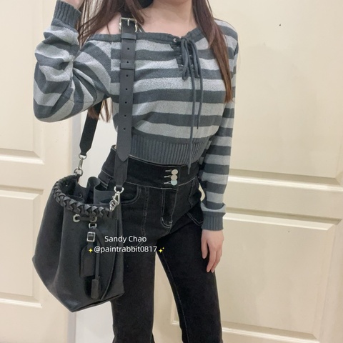 ෆ LV Muria月光女神編織手把水桶包🈶購證 ✨發亮包