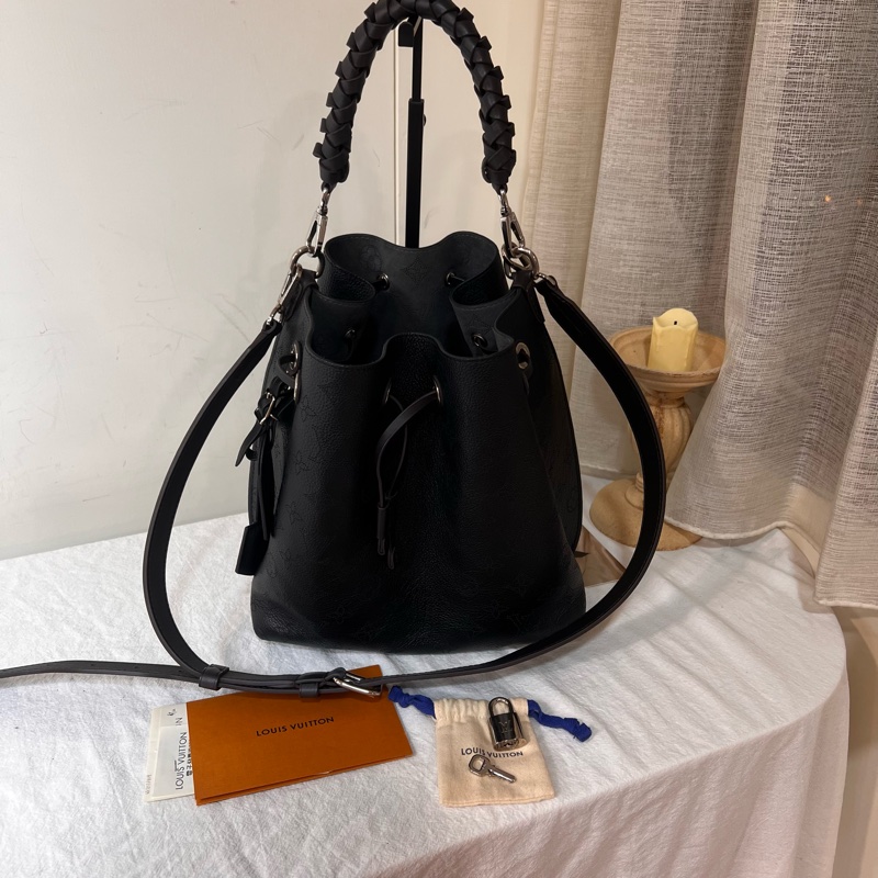 ෆ LV Muria月光女神編織手把水桶包🈶購證 ✨發亮包-22
