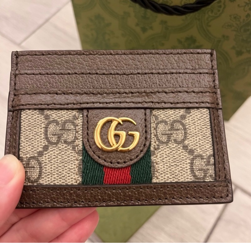 GUCCI 經典老花卡夾-1