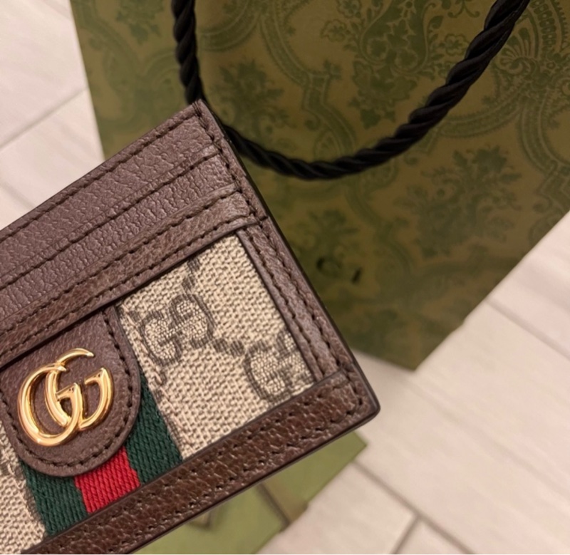 GUCCI 經典老花卡夾-2