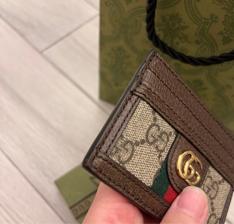 GUCCI 經典老花卡夾-3