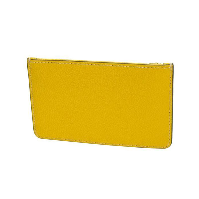 【TORY BURCH】皮革卡片零錢包-黃色-2