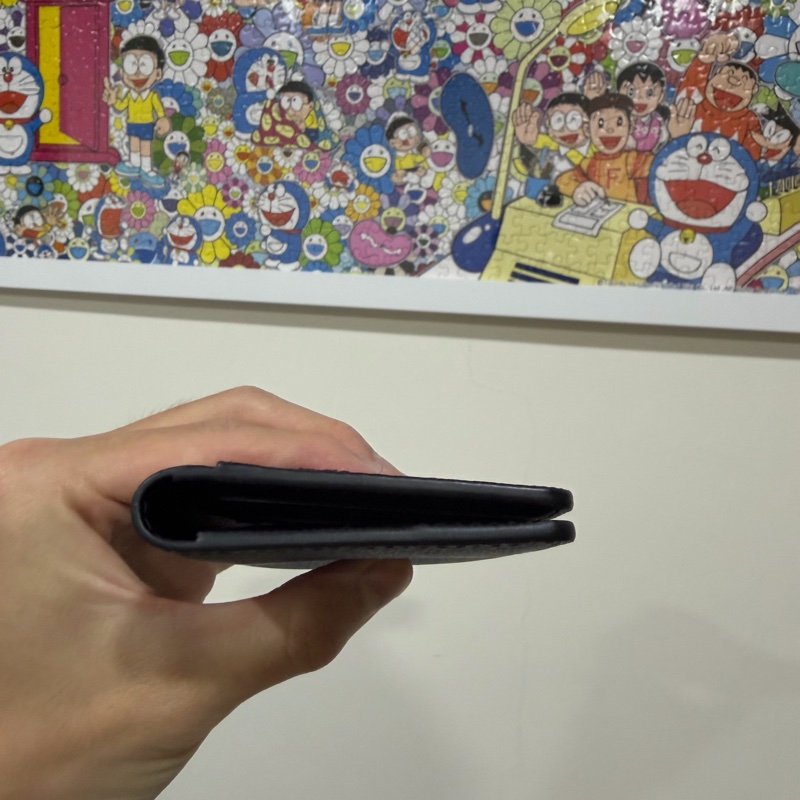 LOUIS VUITTON黑花卡夾-4