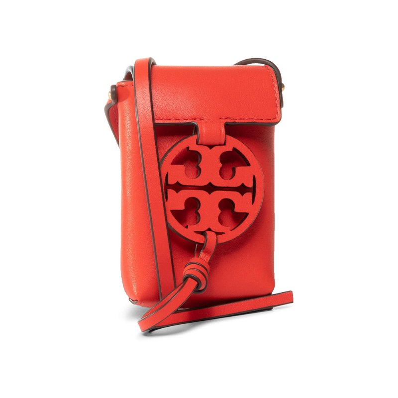 【TORY BURCH】雙T-LOGO皮革小包-紅色-0