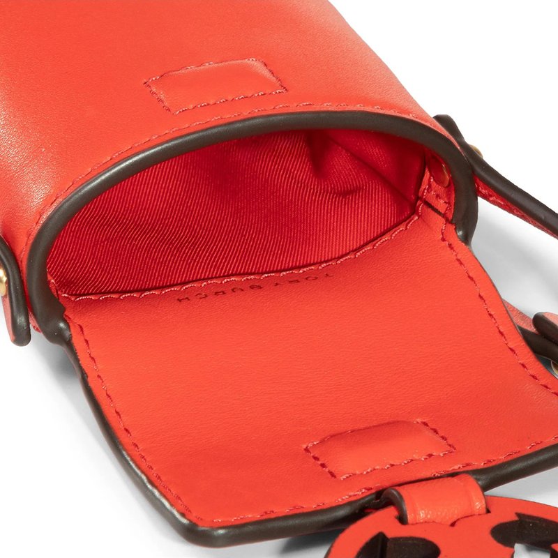 【TORY BURCH】雙T-LOGO皮革小包-紅色-4