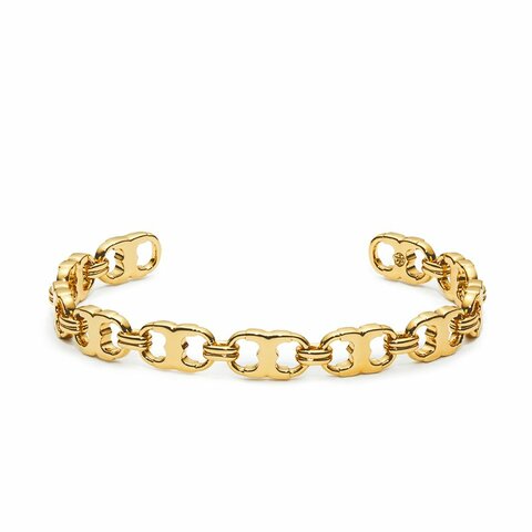 【TORY BURCH】簍空造型手鍊-金色