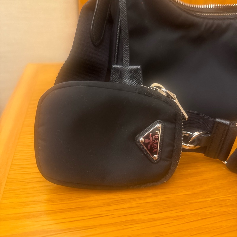 近新閒置 Prada 三合一 尼龍 黑-12