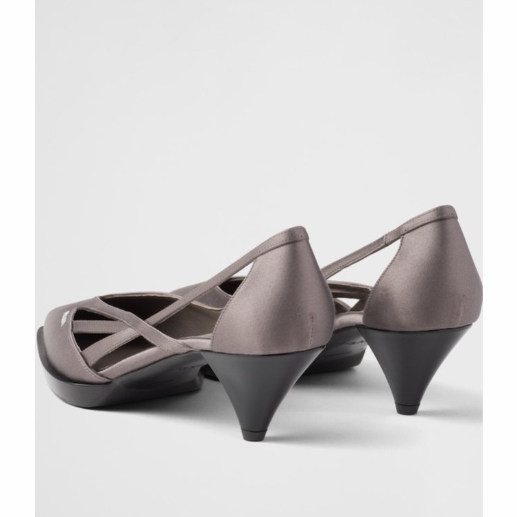 Prada 女士 徽標鏤空高跟鞋36 37 39 40碼-4