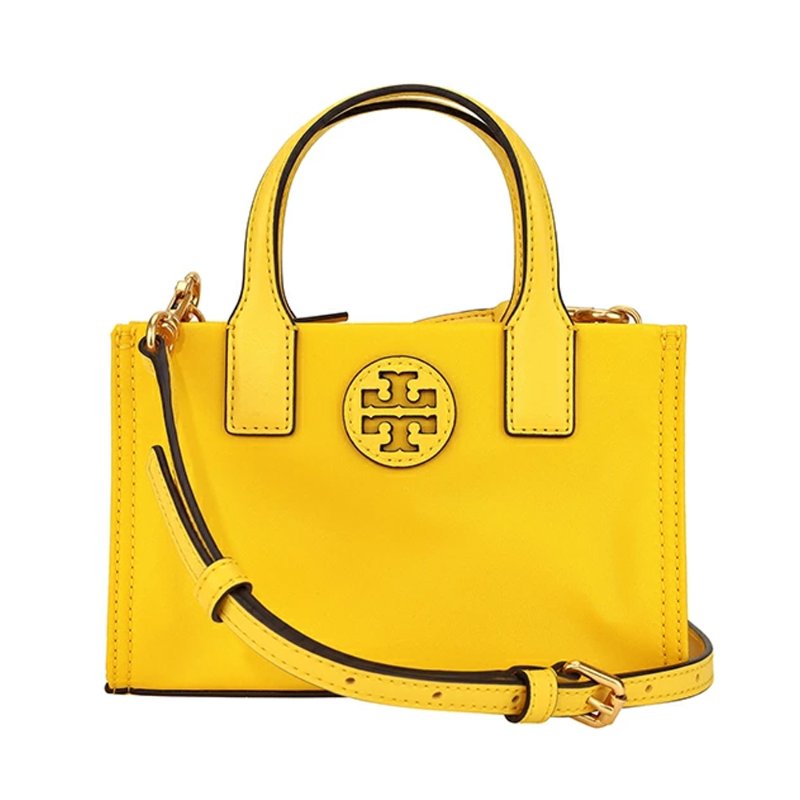 【TORY BURCH】尼龍迷你托特包/兩用包-黃-0