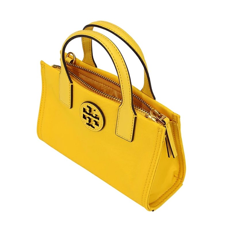 【TORY BURCH】尼龍迷你托特包/兩用包-黃-1