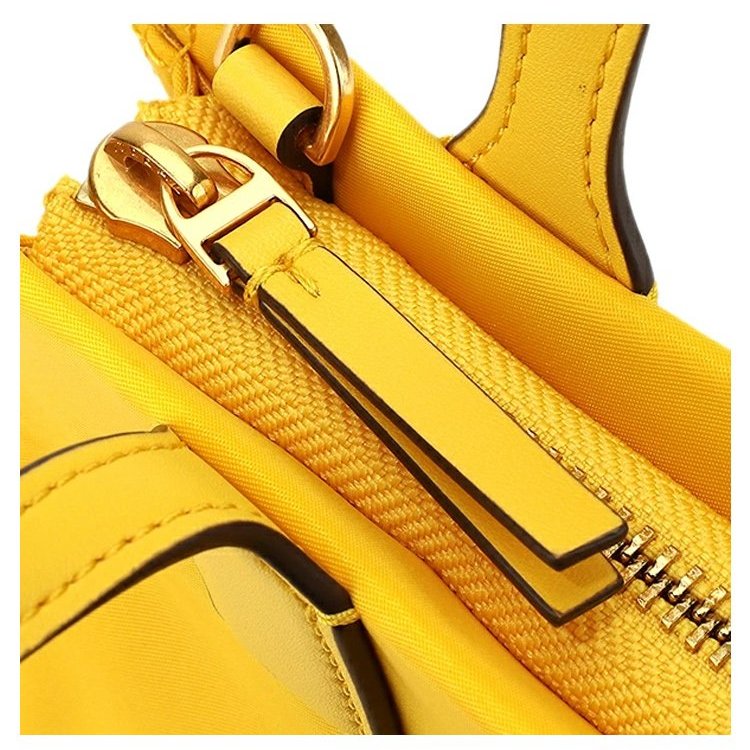 【TORY BURCH】尼龍迷你托特包/兩用包-黃-4