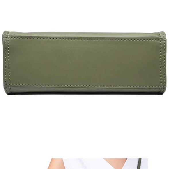 【TORY BURCH】尼龍迷你托特包/兩用包-軍綠-4