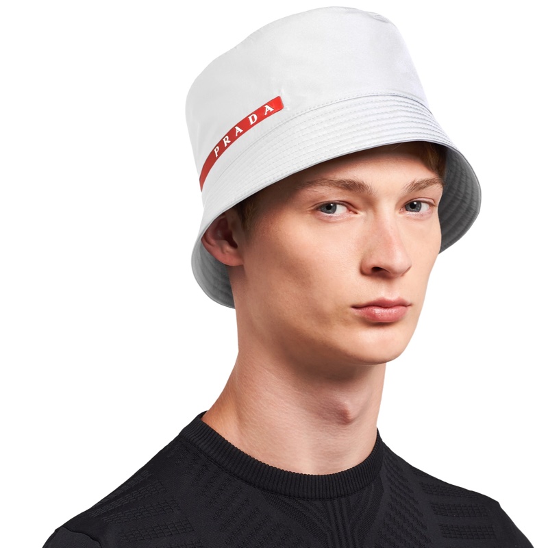 Prada 男士 logo貼花漁夫帽S M XL-0