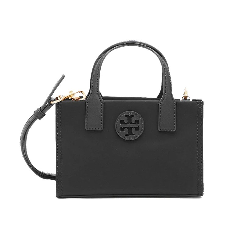 【TORY BURCH】尼龍迷你托特包/兩用包-黑-0