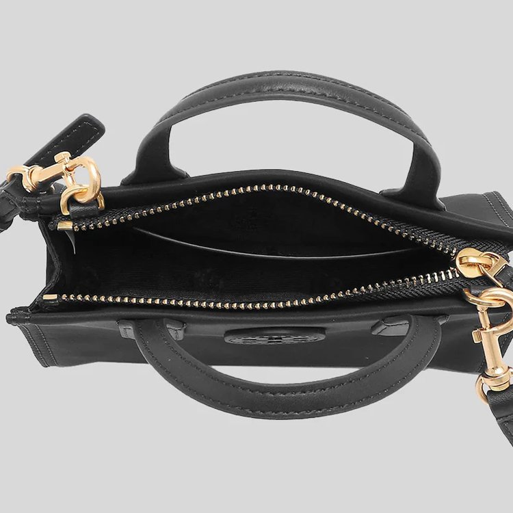 【TORY BURCH】尼龍迷你托特包/兩用包-黑-5