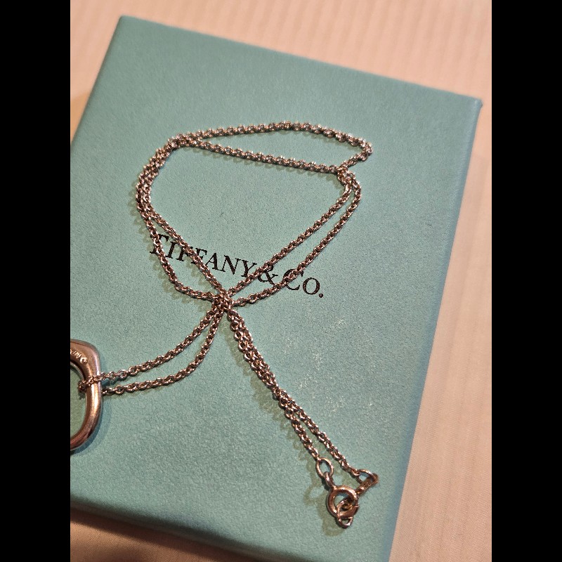 Tiffany & Co. Elsa Peretti Open Heart 925純銀愛心項鍊-5