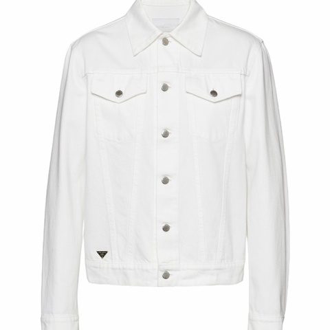 Prada 男士 長袖紐扣牛仔外套L碼