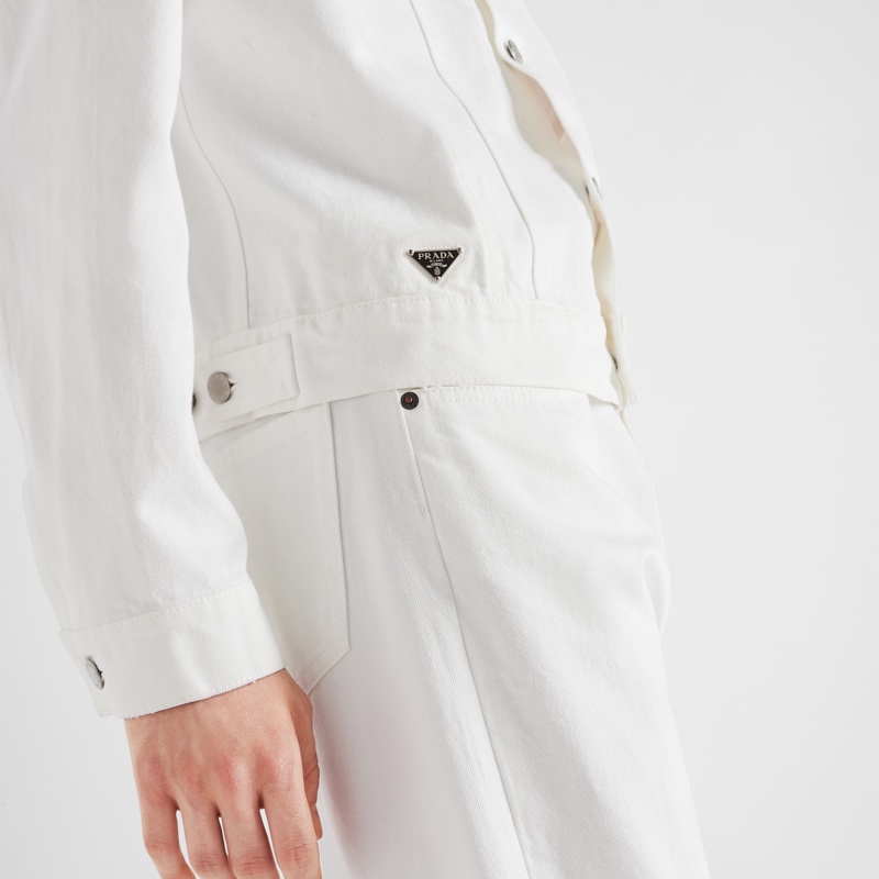 Prada 男士 長袖紐扣牛仔外套L碼-4