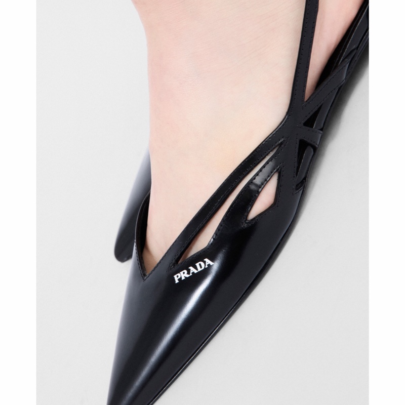 Prada 女士 鏤空效果芭蕾平底鞋36 36.5 37 37.5 38 38.5 39 39.5 40碼-1