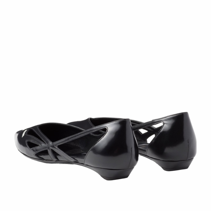 Prada 女士 鏤空效果芭蕾平底鞋36 36.5 37 37.5 38 38.5 39 39.5 40碼-3