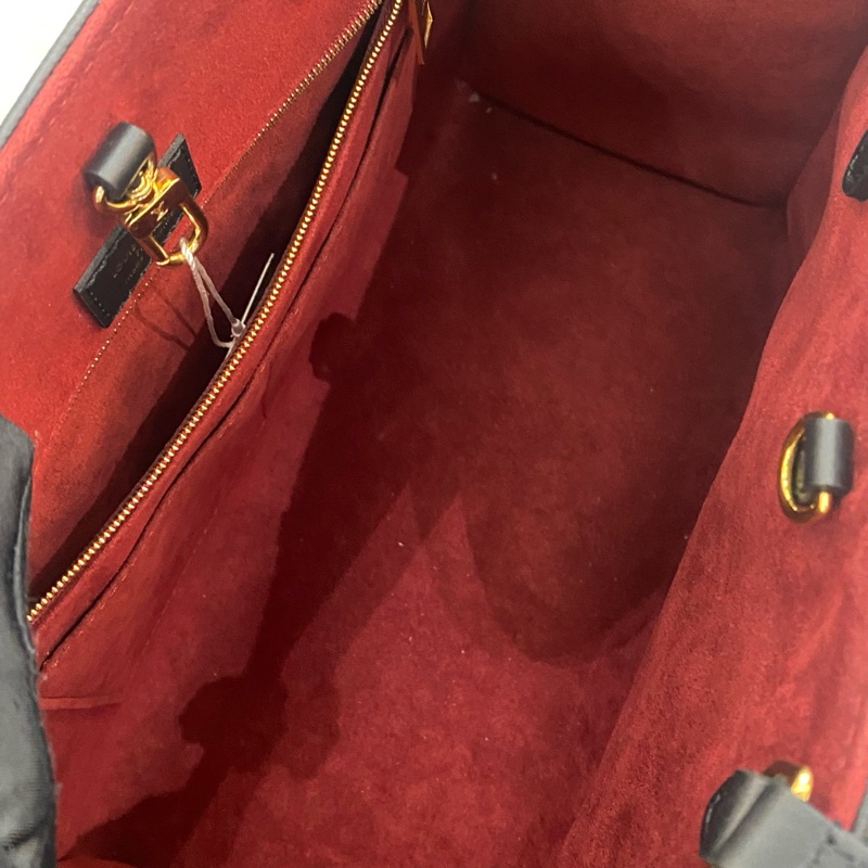 lv路易威登 Onthego中號黑白花芯片款手提單肩包 無附件-4