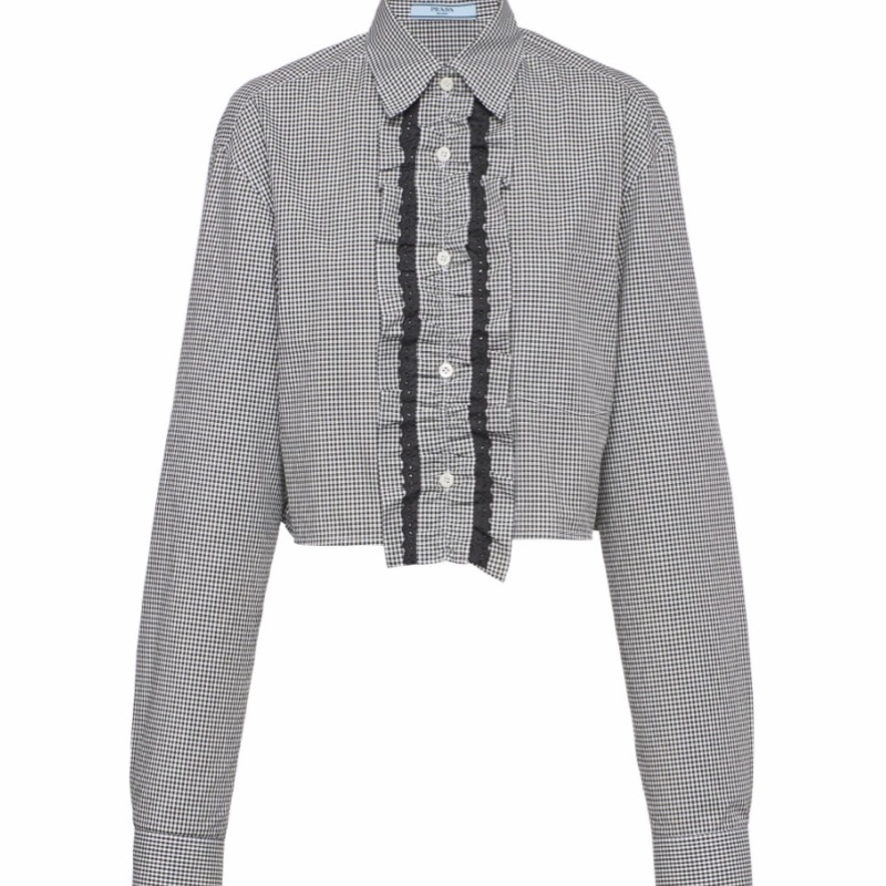 Prada 女士 格子襯衫IT-38 IT-40 IT-42 IT-44碼-2