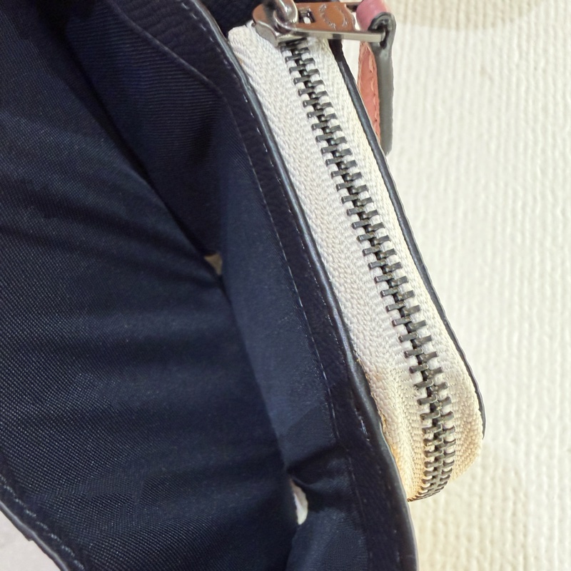 Coach短夾 撞色款(黃+白)-10