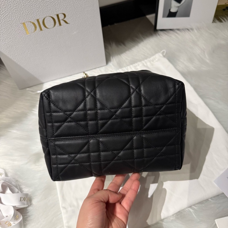 【2026年大全套❗️99新】Dior Toujours竪版中號 黑色菜籃子|手提包|單肩包-6